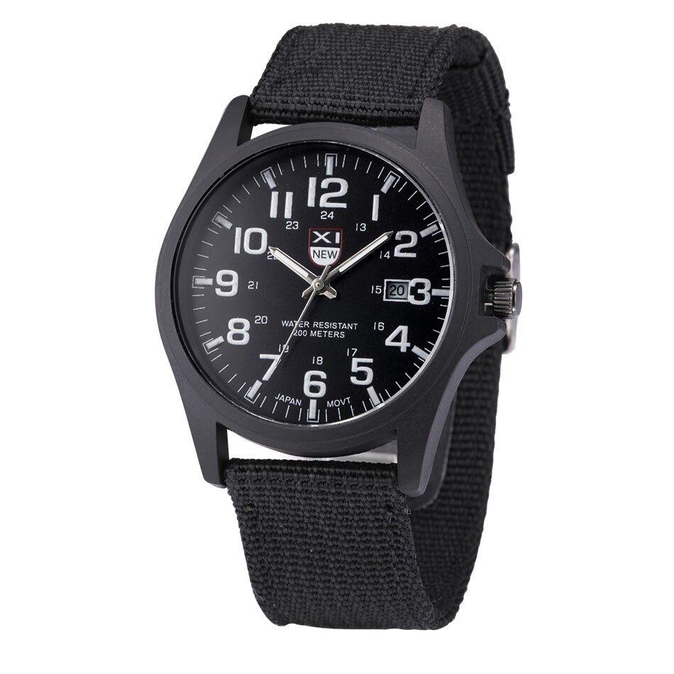 Herren Outdoor Uhr – Mechanische Armbanduhr Herren als robuste Armee Uhr im taktischen Militärstil