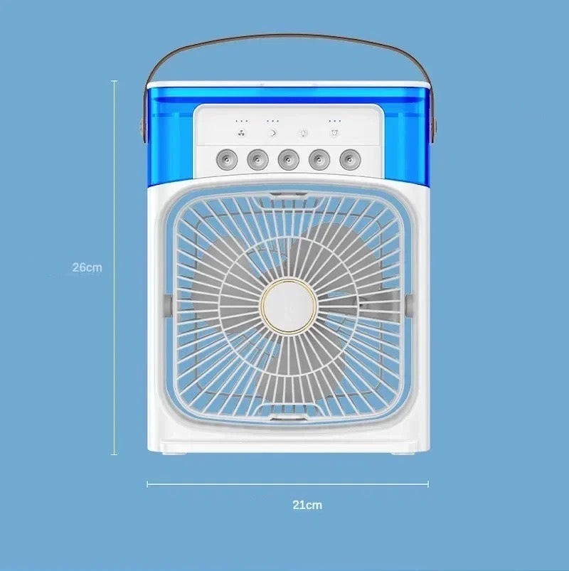 Mini climatiseur portable – Mini clim pour chambre et bureau, rafraîchisseur d’air compact et silencieux