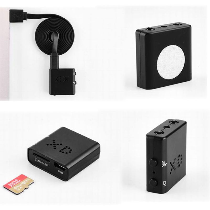 Videokamera Mini – Kleine Kamera mit Tonfunktion als Spionkamera für unauffällige HD-Aufnahmen