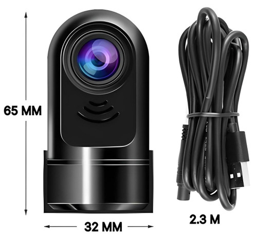 Caméra embarquée véhicule avec surveillance voiture – Caméra anti vandalisme voiture 360 pour sécurité