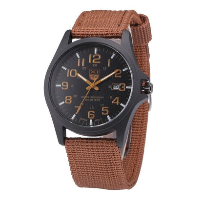 Herren Outdoor Uhr – Mechanische Armbanduhr Herren als robuste Armee Uhr im taktischen Militärstil
