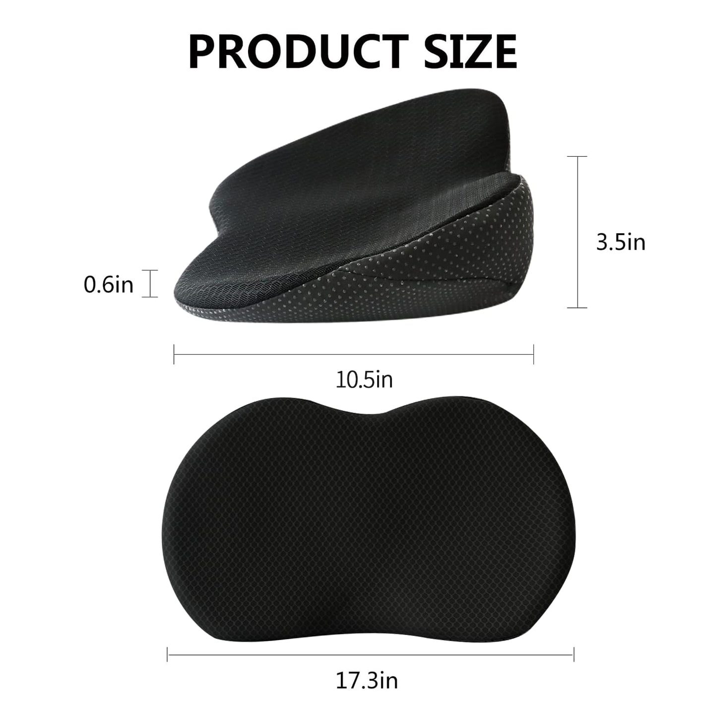 Coussin rehausseur voiture confortable – Réhausseur adulte pour voiture et rehausseur conducteur ergonomique