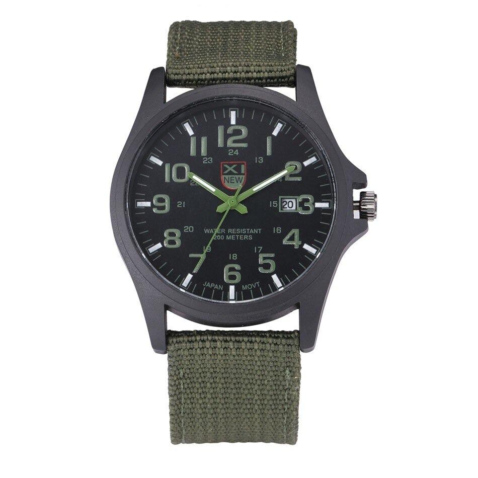 Herren Outdoor Uhr – Mechanische Armbanduhr Herren als robuste Armee Uhr im taktischen Militärstil