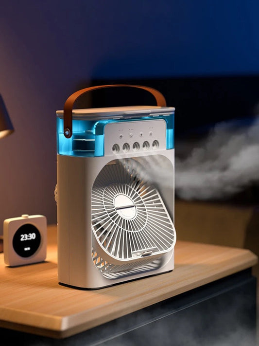 Mini climatiseur portable – Mini clim pour chambre et bureau, rafraîchisseur d’air compact et silencieux