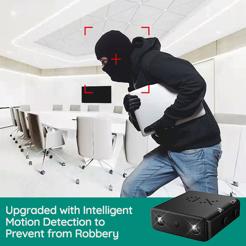 Videokamera Mini – Kleine Kamera mit Tonfunktion als Spionkamera für unauffällige HD-Aufnahmen