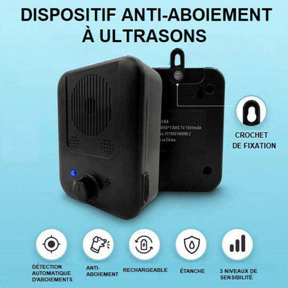 Astuce anti-aboiement de chien voisin – Système à ultrason longue portée avis pour faire taire les chiens