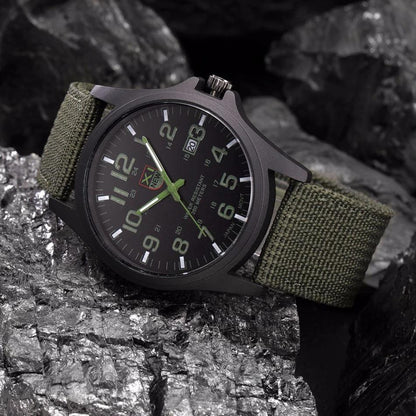 Herren Outdoor Uhr – Mechanische Armbanduhr Herren als robuste Armee Uhr im taktischen Militärstil