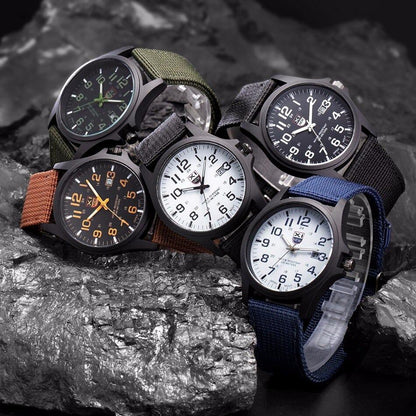 Herren Outdoor Uhr – Mechanische Armbanduhr Herren als robuste Armee Uhr im taktischen Militärstil