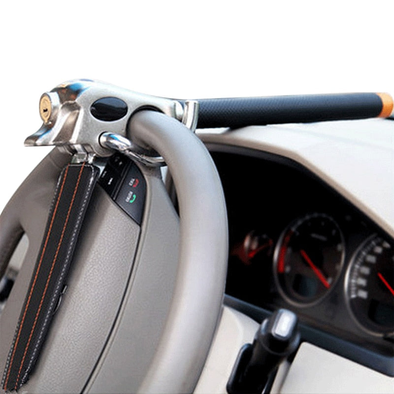 Barre anti vol voiture – Bloc volant robuste type Norauto et canne antivol pour voiture sécurisée