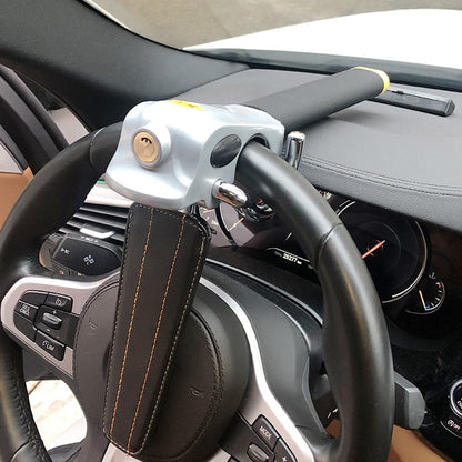 Barre anti vol voiture – Bloc volant robuste type Norauto et canne antivol pour voiture sécurisée