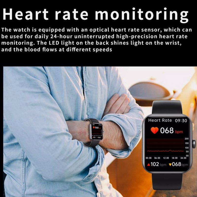 Appareil mesure glycémie sans piqûre – Lecteur pour diabétique type montre glycémie pharmacie efficace
